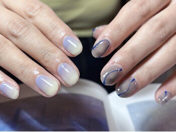 プリュネ(Prune)の写真/あえて短い爪がかわいい…☆short nailだからこそ映えるアートをご提案♪指先のオシャレで女子力UP！