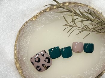 キャンアイドレッシー 町田/フット レオパード アニマル柄