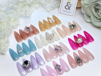 アンドネイル(AND Nail)/ワンカラー+パーツ2本付