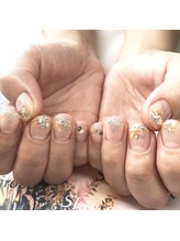 トータルサロン 白べぇーっ プラス/クリアシェルネイル