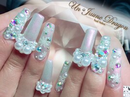 雪の結晶ネイル