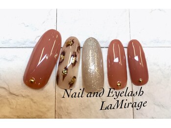 ネイルサロン ラミラージュ/レオパード柄ネイル