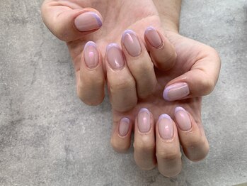 ジョアアンジェ 上本町店(joieange)/カラーフレンチ オーロラ