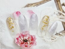 エムネイル(M Nail)/抜け感たっぷり光沢ネイル