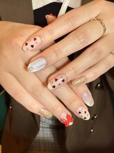 プルメリア(Plumeria)/バレンタインネイル ハート