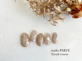 スタジオパルテ ネイルアイラッシュ(studio PARTE)/定額ハンド　トレンドコース