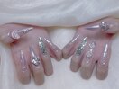 埋め尽くしネイル