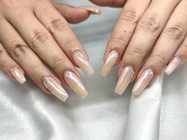 美爪パラワンカラー×パウダー