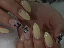 テネル 横浜(tener)/>>バターイエローネイル♪