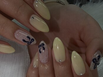 テネル 横浜(tener)/>>バターイエローネイル♪