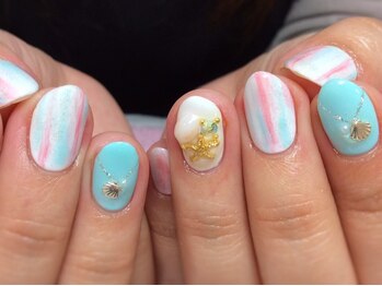 夏が待ち遠しいサマーネイル♪