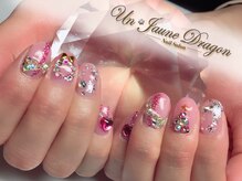 アン ジョーヌドラゴ/ピンク☆クリスマスネイル