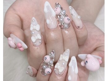 ネイルサロン ネイルズゴーゴー 渋谷店(NAILSGOGO)/3d埋め尽くし ストーン