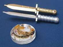 新リンパサロン楠の雰囲気（ラジャスリングと剣でリンパのめぐりを改善します。）