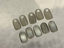 ラクネイル 浦和店(raku nail)/マグネット×くすみカラー