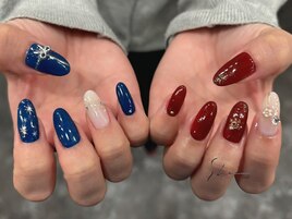 クリスマスネイル