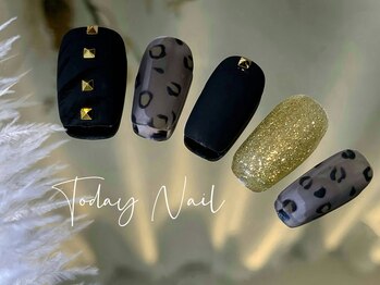 トゥデイ ネイル 新栄(Today Nail)/ヒョウ柄マット