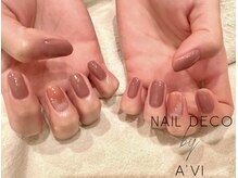 ネイルデコ(nail DECO)/ワンカラーアート2本付き