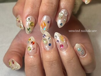 アンワインド ネイルアンドケア(unwind nails&care)/パーツ付け放題