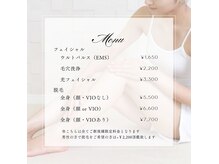 アース ネイルアンドアイラッシュ 熊本光の森店(HAIR&MAKE EARTH Nail&Eyelash)の雰囲気（フェイシャル＆脱毛メニュー）