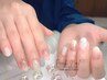 □HAND■ 乳白グラデ♪ベイビーブーマーネイル¥6800 (初回ジェルオフ無料)