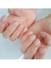2本アートnail