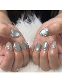 なつ！大人っぽニュアンスネイル