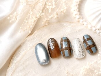 フルールソンネイル(fleur son nail)/9月定額トレンドアート
