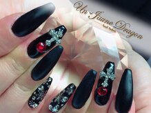 アン ジョーヌドラゴ/ブラック☆マットネイル