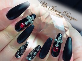 ブラック☆マットネイル