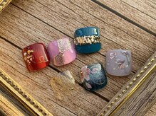 ハローネイル(Hello! Nail)/フット親指デザイン