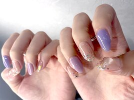 ラメグラ×ぷっくりはあとねいる