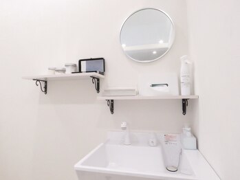 ホワイトニングサロン シャイニー 浜松細島店(shiny)/お客様専用洗面所♪