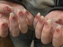 アイネイルズ 天神今泉店(I-nails)/【mami.i】バラチークネイル