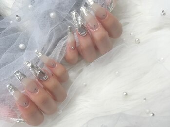 ソラネイル(Sora Nail)/フルアート＋埋め尽くし2本