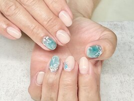 大理石ネイル