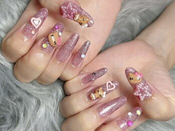 ダークハニー 池袋店(Dark Honey)/キラキラキティちゃんネイル