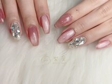 マグネット×埋め尽くしネイル