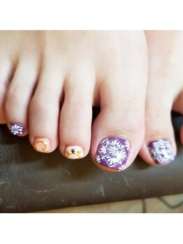 エリクサーネイル 池袋(Elixir Nail)/フットやり放題/クーポン使用