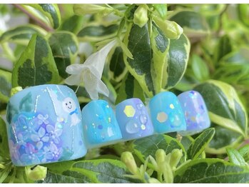 ビービーネイル(BB)/紫陽花ネイル