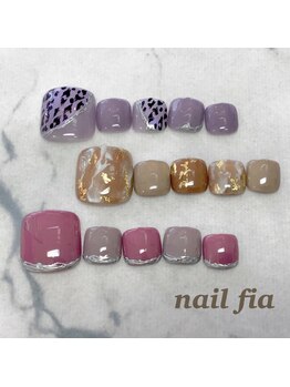 ネイルフィア(Nail Fia)/フット/秋◇イチオシデザイン