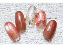 ネイルクローネ(nail crone)/ワンポイントフラワーネイル