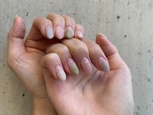 リリカネイル(Ririka nail)/丸フレンチネイル