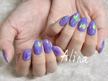 エリナネイルサロン池袋(Alina Nail Salon)/オーロラネイル