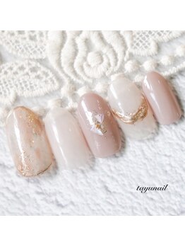たゆ ネイル(たゆnail)/ニュアンスミラーネイル
