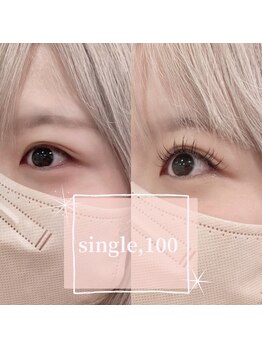 アウラ(AURA)/まつエクシングルラッシュ100本