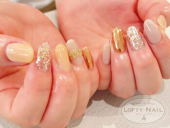 ロフティーネイル 駒川店(Lofty Nail)/リングネイル×冬ネイル