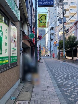 ベル通り整骨院/中央駅東口からの距離感