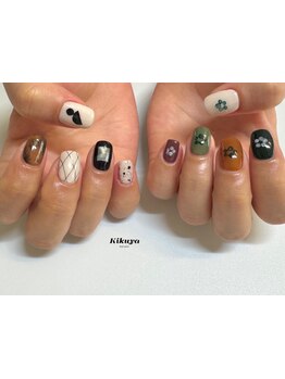 手描きアートが得意なサロン