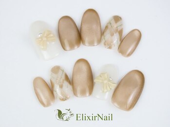 エリクサーネイル 長堀橋(Elixir Nail)/定額aシンプル/クーポン使用